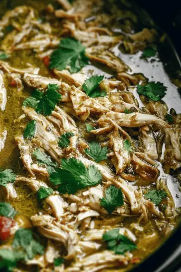 Crockpot Salsa Verde Chicken