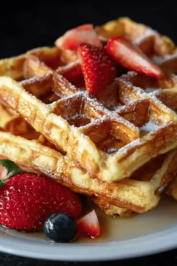 Easy French Toast Waffles