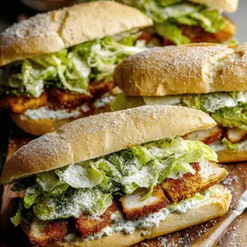Chicken Caesar Sandwiches