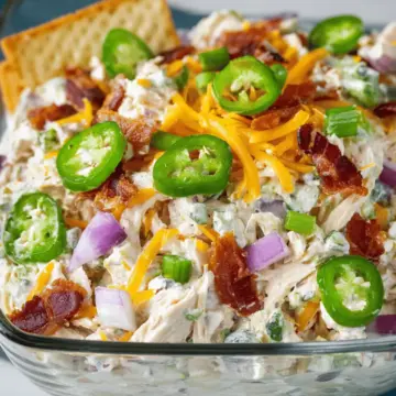 Jalapeno Popper Chicken Salad