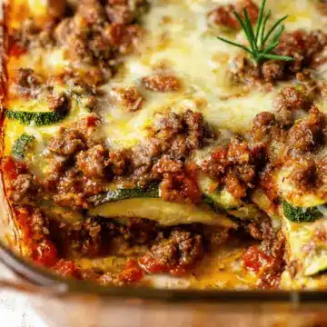 Ground Beef Zucchini Casserole