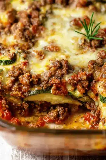 Ground Beef Zucchini Casserole