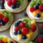 Sugar Cookie Fruit Pizzas (Chewy Version)