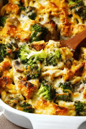 Healthier Broccoli Chicken Casserole