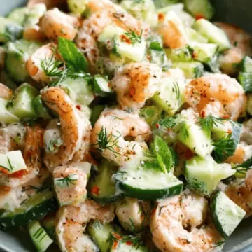 Cucumber Shrimp Salad
