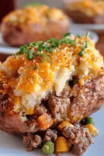 Shepherd’s Pie Baked Potatoes