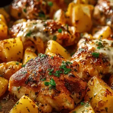 garlic parmesan Chicken Potatoes