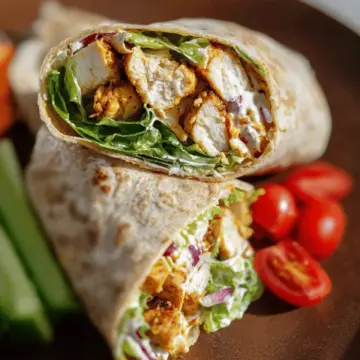 Honey Mustard Chicken Wrap