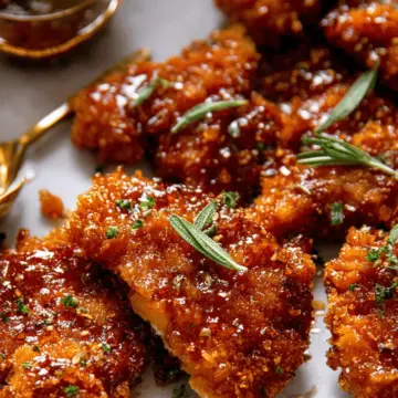 Baked Crunchy Hot Honey Chicken