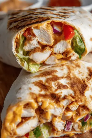 Chipotle Ranch Grilled Chicken Burrito