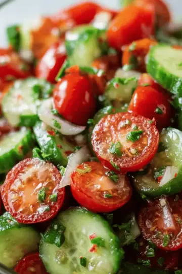 Tomato Cucumber Salad