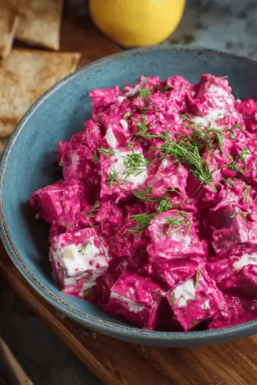 Beetroot Salad Dip With Greek Yogurt (Patzarosalata)