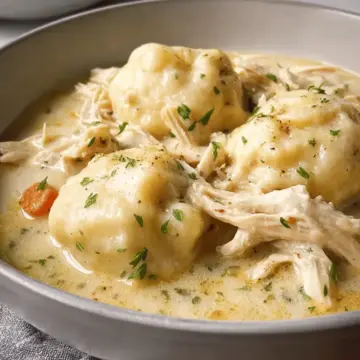 Super Easy Chicken and Dumplings