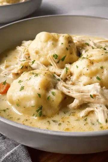 Super Easy Chicken and Dumplings