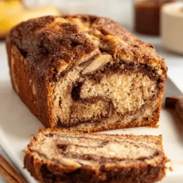 Cinnamon Swirled Banana Bread
