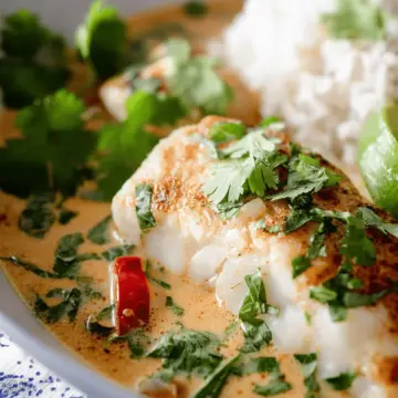 Baked Coconut Curry Cod Recipe
