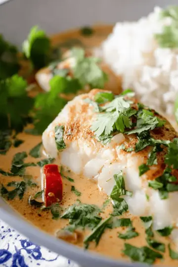 Baked Coconut Curry Cod Recipe