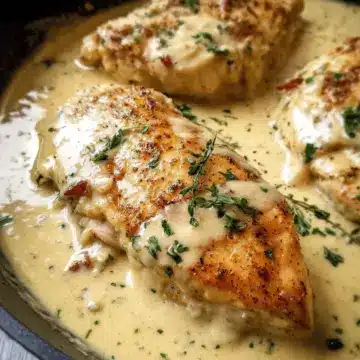 Creamy Chicken in White Wine Sauce