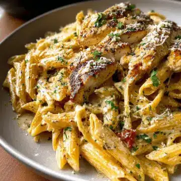 Garlic Parmesan Chicken and Pasta (One-Pan)