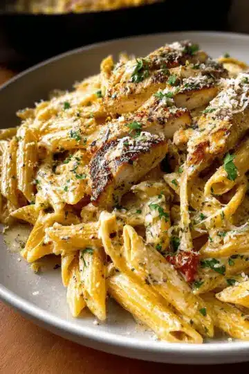 Garlic Parmesan Chicken and Pasta (One-Pan)
