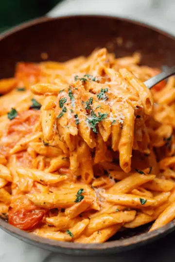 Super Easy Creamy Tomato Pasta