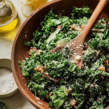 Lemony Parmesan Kale Salad