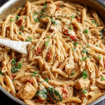 One Pot Creamy Cajun Chicken Pasta