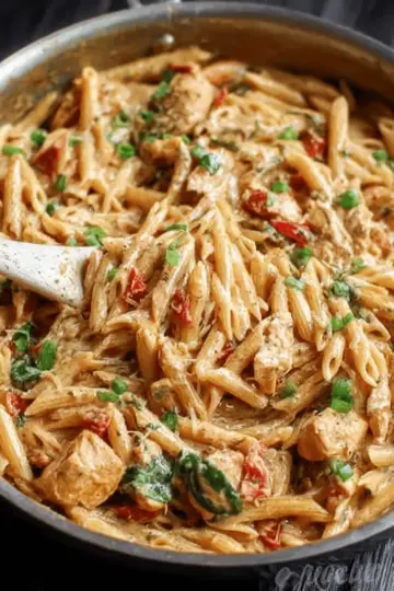 One Pot Creamy Cajun Chicken Pasta