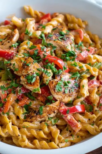 One Pot Cajun Chicken Pasta