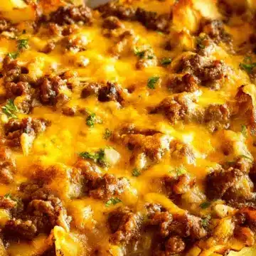 Cheesy Ground Beef and Potatoes