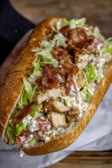 Chopped Chicken Bacon Ranch Sub