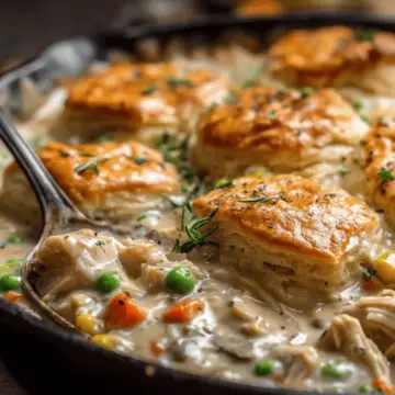 One Pot Gnocchi Chicken Pot Pie