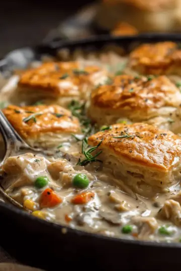 One Pot Gnocchi Chicken Pot Pie