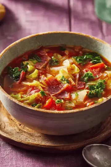 Irish Bacon and Cabbage Soup