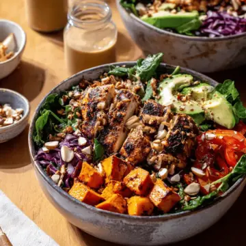 Blackened Chicken and Sweet Potato Bowls (Sweetgreen copycat)