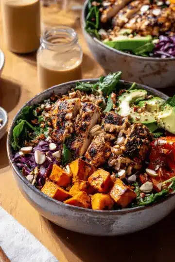 Blackened Chicken and Sweet Potato Bowls (Sweetgreen copycat)
