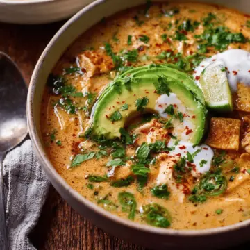 Creamy Chicken Tortilla Soup.
