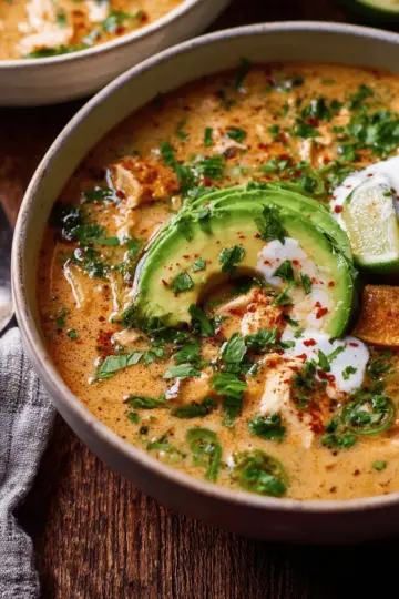 Creamy Chicken Tortilla Soup.