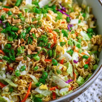 The BEST Ramen Noodle Salad