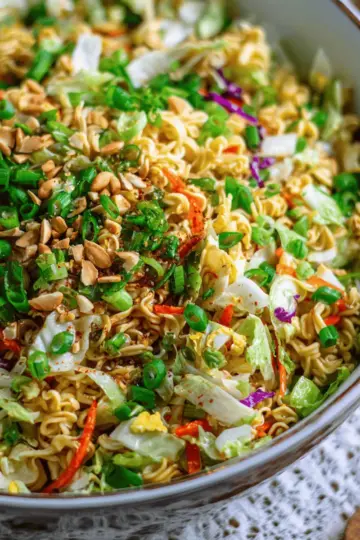The BEST Ramen Noodle Salad