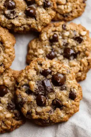 Chewy Oatmeal Chocolate Chip Cookies