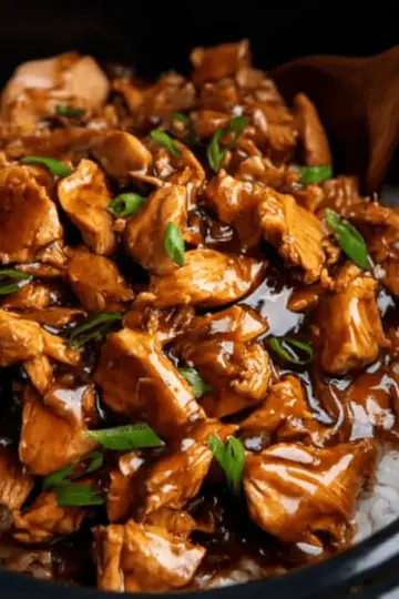 Crockpot Bourbon Chicken