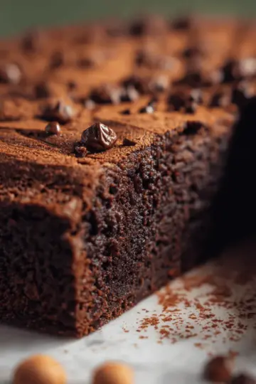 Fudgy Brown Butter Brownie Cake