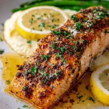 Baked Lemon Garlic Butter Salmon