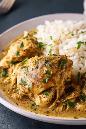 Slow Cooker Chicken and Gravy