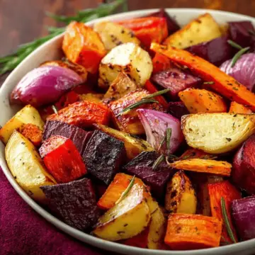 Oven Roasted Root Vegetables