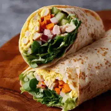 Curry Egg Salad Wrap
