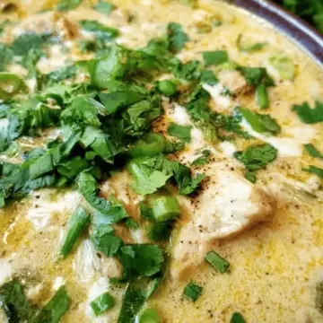 Creamy Green Enchiladas Chicken Soup