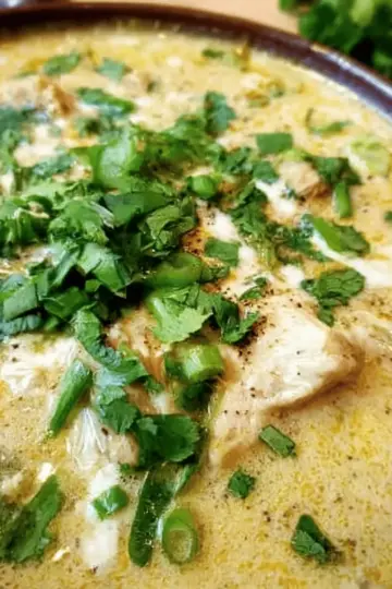 Creamy Green Enchiladas Chicken Soup