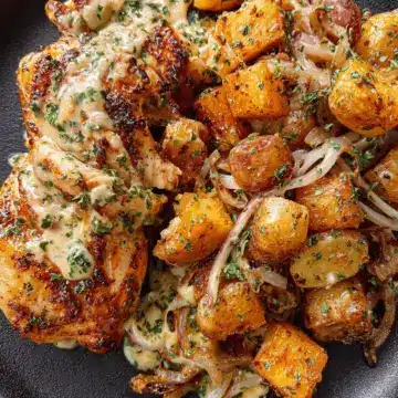 Garlic Parmesan Chicken and Potatoes